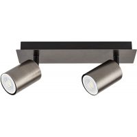 Rabalux Gerhard lampa podsufitowa 2x15 W szara 73072