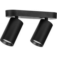 Rabalux Yorli lampa podsufitowa 2x7 W czarna 73082