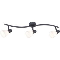 Rabalux Soma lampa podsufitowa 3x40 W czarna 73093