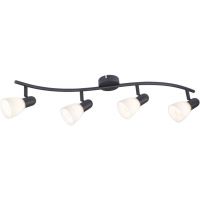 Rabalux Soma lampa podsufitowa 4x40 W czarna 73094