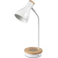 Rabalux Mosley lampa biurkowa1x25 W biały mat 74001