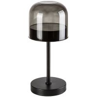 Rabalux Xelira lampa stołowa 1x13 W czarna-przydymiona 74037