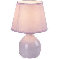 Rabalux Ingrid lampa stołowa 1x40 W różowa 74078