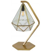 Rabalux Norah lampa stołowa 1x40 W przezroczysta-złota 74201