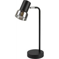 Rabalux Hatice lampa biurkowa 1x15 W czarna-przydymiona 74278