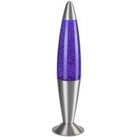 Rabalux Glitter2 lampa stołowa 1x25 W przezroczysta-fioletowa-srebrna 76115