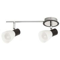 Rabalux Ati lampa podsufitowa 2x40 W biała-czarna 5977