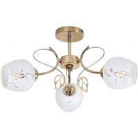 Rabalux Fauna lampa podsufitowa 3x40 W złota 5098