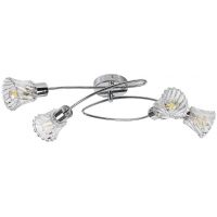 Rabalux Hestia lampa podsufitowa 4x40 W chrom-przezroczysta 5302