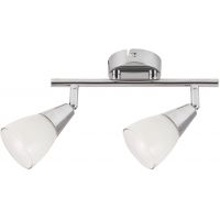 Rabalux Nicolette lampa podsufitowa 2x40 W biała-chrom 6768
