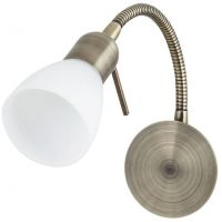 Rabalux Soma kinkiet 1x40 W biały-brązowy 6320