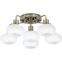 Rabalux Sorina lampa podsufitowa 6x40 W mosiądz 3918
