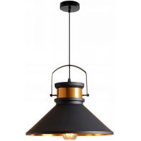 TooLight Asti lampa wisząca 1x60W APP174-1CP czarna/złota OSW-00179
