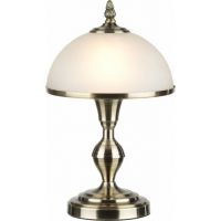 Reality Lindgard lampa stołowa 1x40W patyna/biały 508701-04