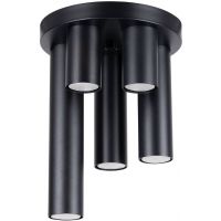 Sollux Lighting Lagos lampa podsufitowa 5x10 W czarna SL.1467