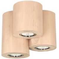 Spot-Light Wooddream Round lampa podsufitowa 3x6W brzoza 2066360