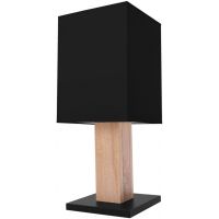 Spot-Light Anes lampa stołowa 1x25W czarny/drewno 74539187