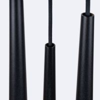 Sollux Lighting Bliss lampa wisząca 3x8 W czarna SL.1463