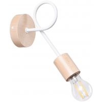 Sollux Lighting Ember kinkiet 1x15 W biały SL.1473