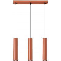 Sollux Lighting Lagos lampa wisząca 3x10 W czerwona SL.1491
