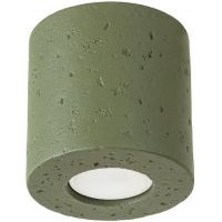 Sollux Lighting Orbis lampa podsufitowa 1x10 W zielona SL.1841