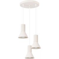 Sollux Lighting Estria lampa wisząca 3x10 W biała SL.1871