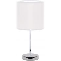 Strühm Agnes lampa stołowa 1x2 W biała-chrom 03146