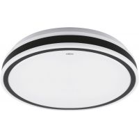 Strühm Aurelia plafon 1x48 W biały-czarny 03776