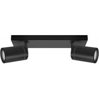 Strühm Tenor lampa podsufitowa 2x20 W czarna 04071