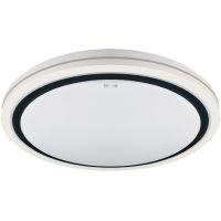 Strühm Laguna plafon 1x48 W biały-czarny 04169