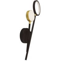 Strühm Omega kinkiet 1x10 W czarny-złoty 04190