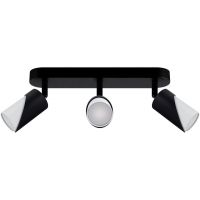 Strühm Zebra lampa podsufitowa 3x35 W biała/czarna 04214