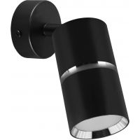 Strühm Dior kinkiet solarny 1x35 W czarny/chrom 04260