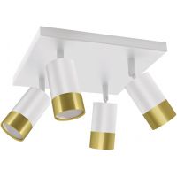 Strühm Puzon lampa podsufitowa 4x35 W biała-złota 04281