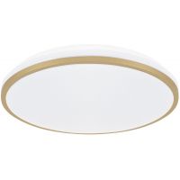 Strühm Linus plafon 1x24 W biały-złoty 04348