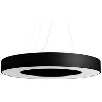 Sollux Lighting Saturno Slim lampa wisząca 6x60W czarna/biała SL.0754