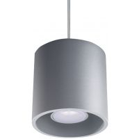 Sollux Lighting Orbis lampa wisząca 1x40W szara SL.0052