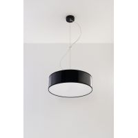 Sollux Lighting Arena lampa wisząca 2x60W czarna SL.0115