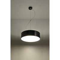 Sollux Lighting Arena lampa wisząca 2x60W czarna SL.0115