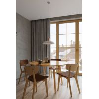 Sollux Lighting Afra lampa wisząca 1x60W szara SL.0282