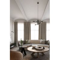 Sollux Lighting Duomo lampa wisząca 6x60W czarna SL.0305