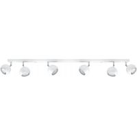 Sollux Lighting Oculare 6 lampa podsufitowa 6x40W biała SL.0442