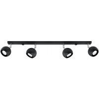 Sollux Lighting Oculare 4L lampa podsufitowa 4x40W czarna SL.0447
