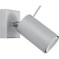 Sollux Lighting Ring kinkiet 1x40W szary SL.0449