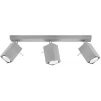 Sollux Lighting Merida 3 lampa podsufitowa 3x40W szara SL.0457