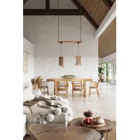 Sollux Lighting Oriana lampa wisząca 1x60W drewno naturalne SL.0642