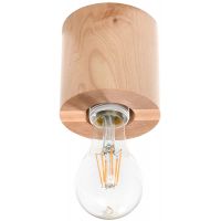 Sollux Lighting Salgado lampa podsufitowa 1x60W drewno naturalne SL.0672