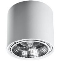 Sollux Lighting Tiube lampa podsufitowa 1x40W biała SL.0695