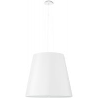 Sollux Lighting Geneve lampa wisząca 3x60W biała SL.0735