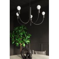 Sollux Lighting Piccolo 5 lampa wisząca 5x60W czarna SL.0855